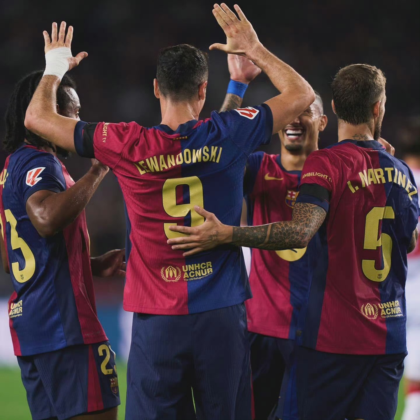 巴塞罗那新援首秀助攻，帮助球队获得胜利